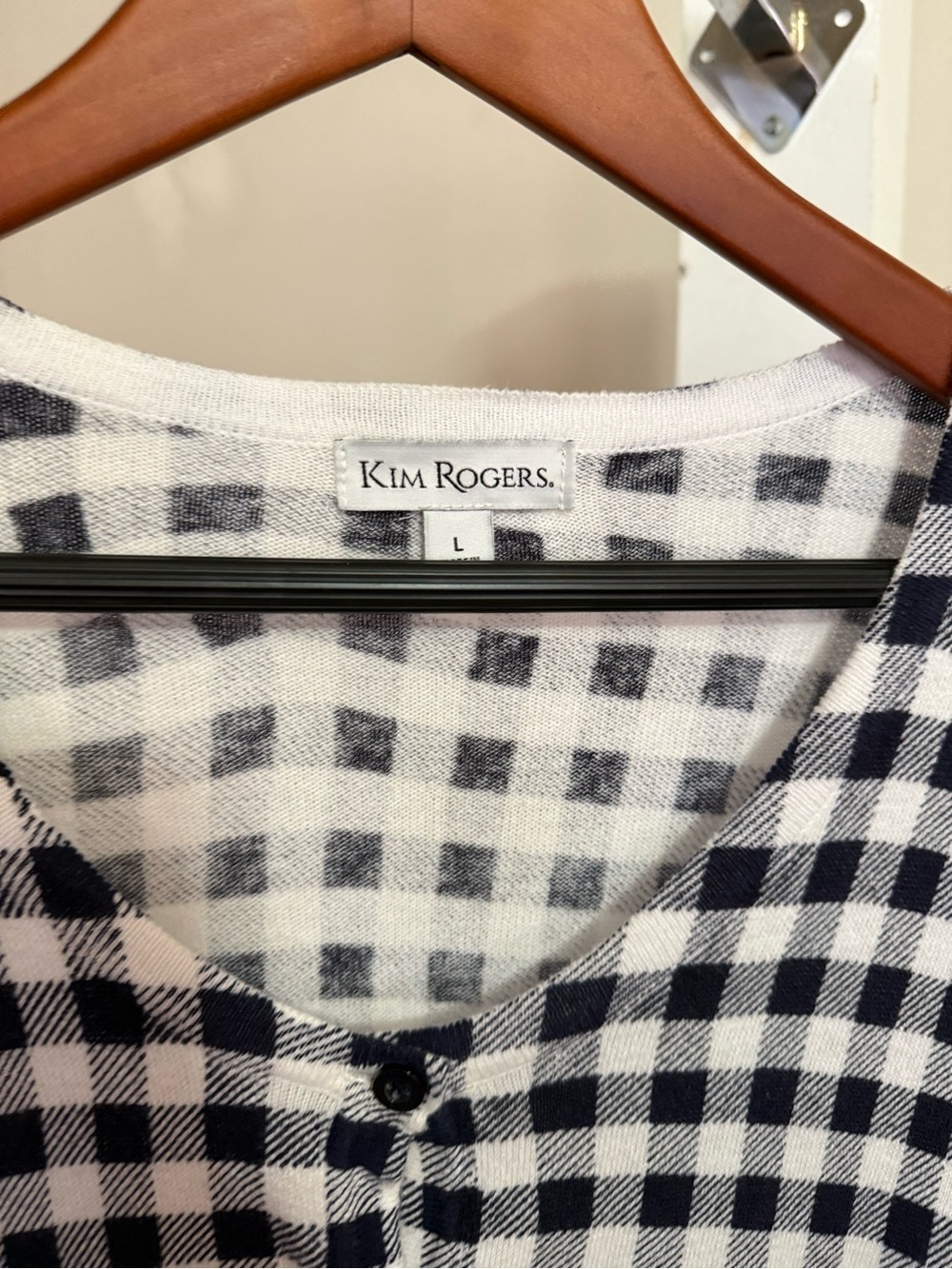Kim Rogers Checkered Cardigan - Picture 7 of 7